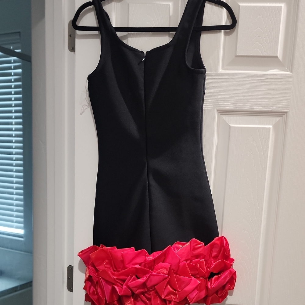 Fashion Nova Black and Red Mini Dress